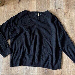 11 Honore Black Cashmere Sweater Size 3